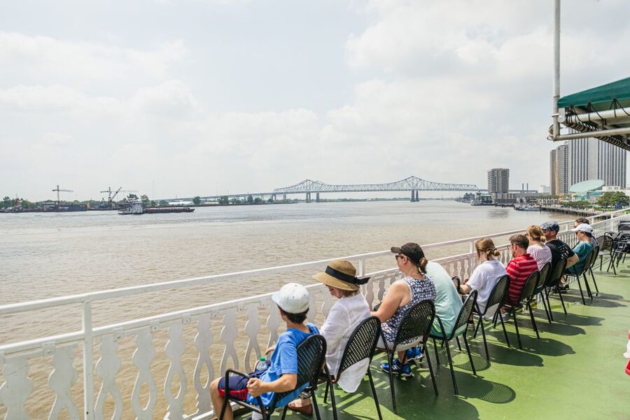 New Orleans: Daytime Steamboat Jazz Cruise + Optional Lunch - What you see from the Mississippi