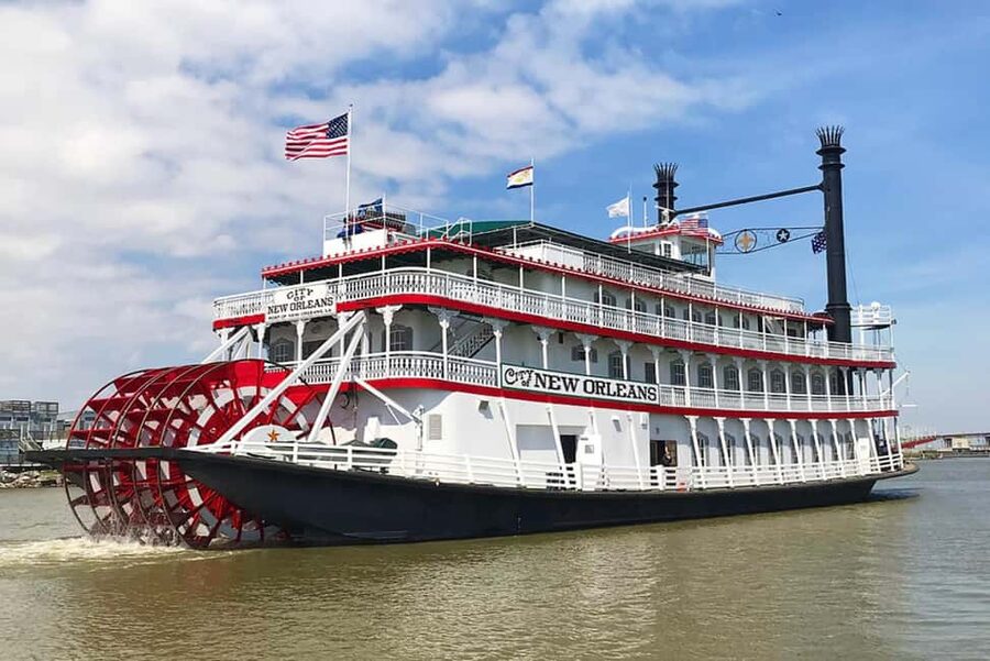 New Orleans: Daytime Steamboat Jazz Cruise + Optional Lunch - Boarding at Toulouse Street and the pre-cruise calliope