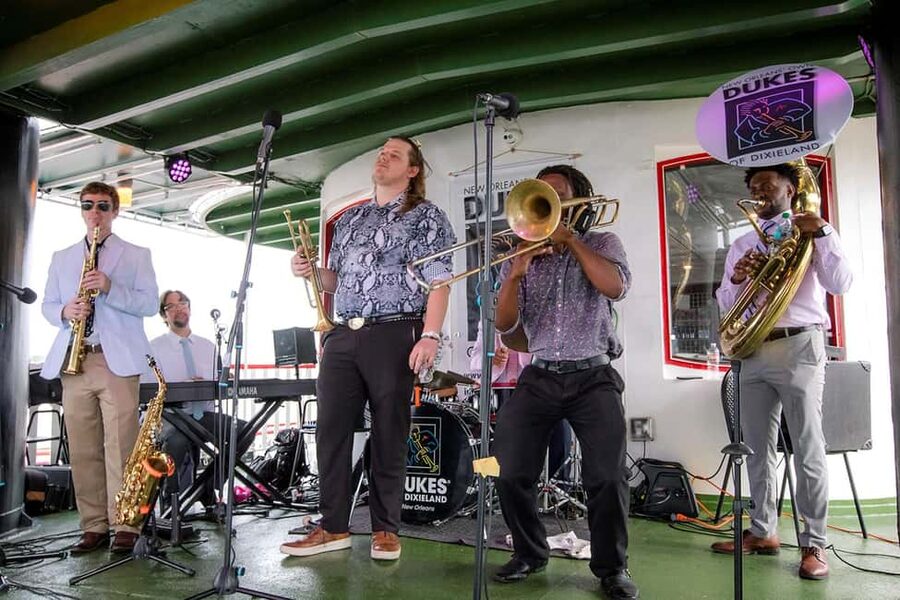 New Orleans: Evening Steamboat Jazz Cruise + Optional Dinner - Boarding at 6pm on the Riverboat CITY of NEW ORLEANS