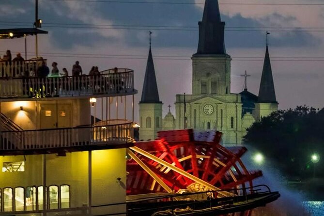 New Orleans Steamboat Natchez Jazz Cruise with Dinner Option - The 6 to 7 p.m. boarding period matters