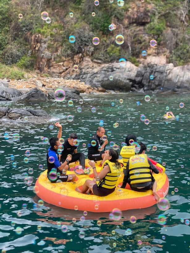Nha Trang: Hopping Tour, Snorkeling, Boat Party, & BBQ Lunch - Music, cocktails, and the floating boat party