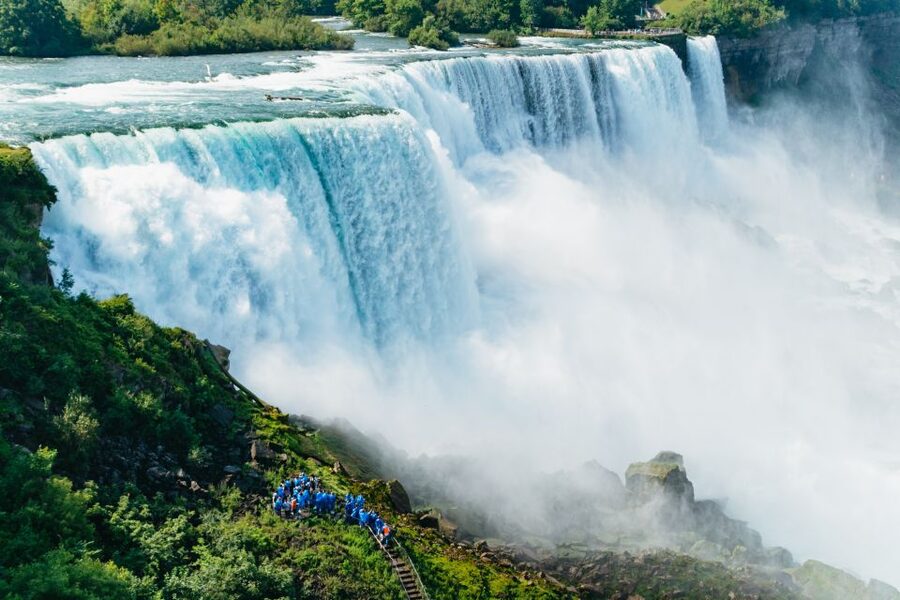 Niagara Falls: Cave of the Winds, Boat Ride, & Trolley Tour - The trolley, five park stops without the full walk