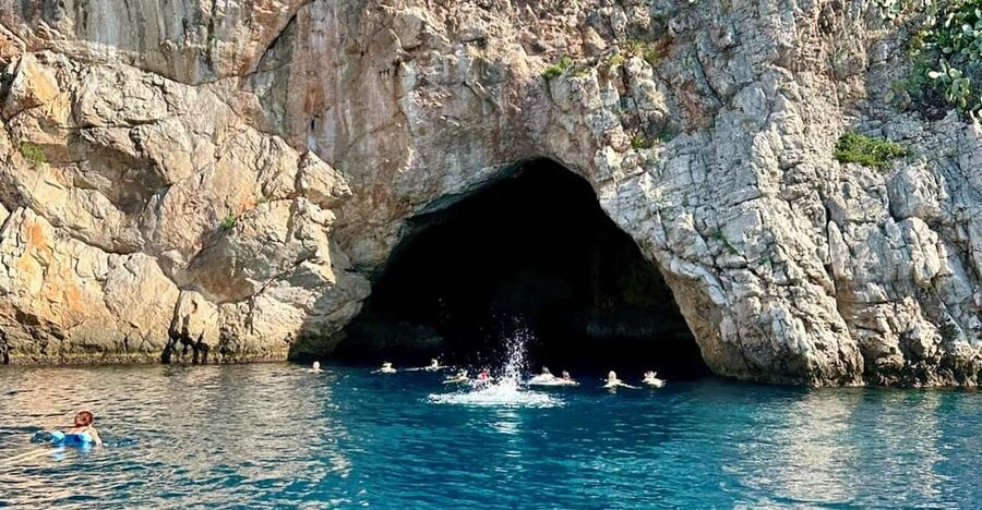 Nice: Mala Caves, Villefranche & Snorkeling Boat Tour - Key points at a glance