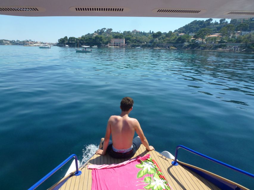 Nice: Private French Riviera Solar Boat Cruise - Swimming, steering, and the best use of your time