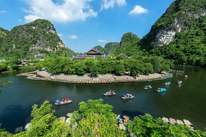 Ninh Binh Day Trip: Hoa Lu-Trang An/Tam Coc-Mua Cave-Cycling-Boat - The Trang An grotto boat ride