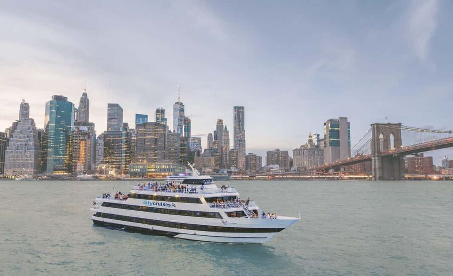 NYC: City Cruises Brunch, Lunch, or Dinner Buffet Cruise - From Pier 61 to the Hudson River