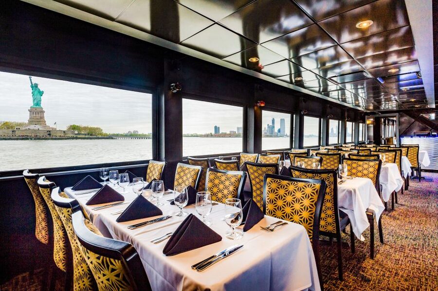 NYC: City Cruises Brunch, Lunch, or Dinner Buffet Cruise - Governors Island and the three bridge views
