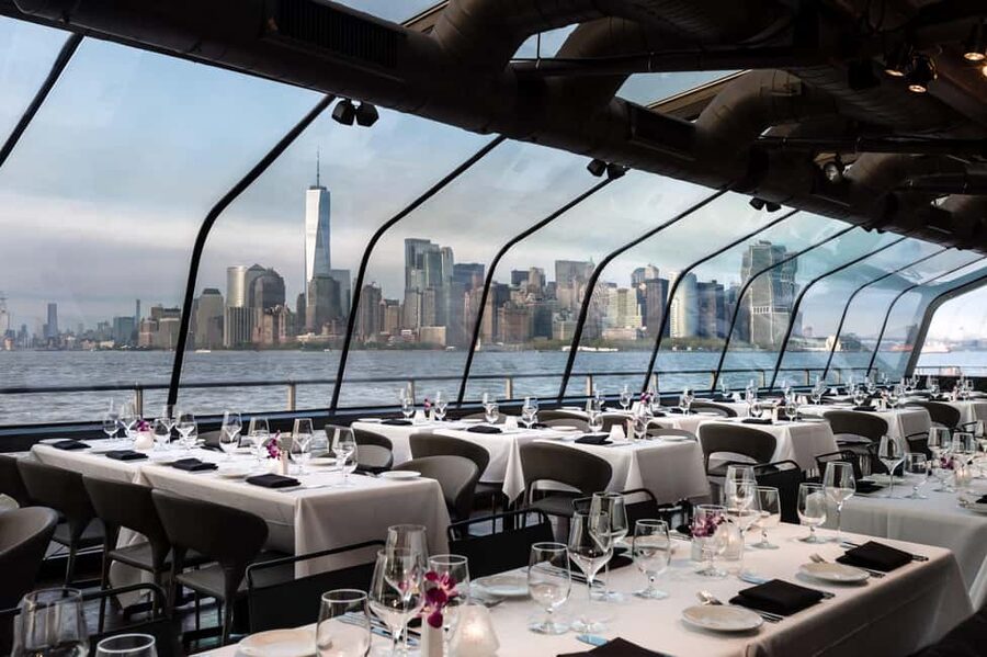 NYC: City Cruises Luxury Brunch, Lunch or Dinner Cruise - Pier 61 and the first look at Manhattan