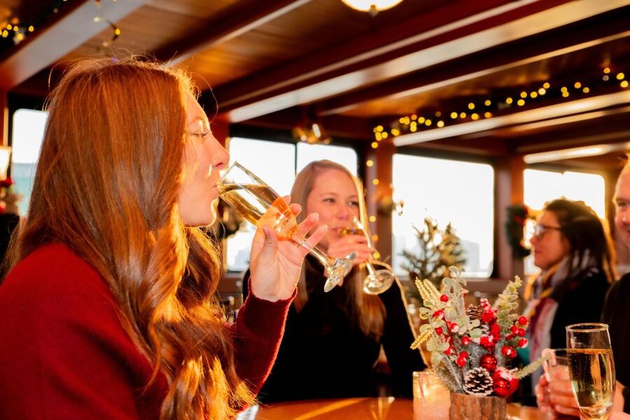 NYC: Holiday Yacht Cruise with Jazz, Cocoa & Carols - What the route shows you in 90 minutes