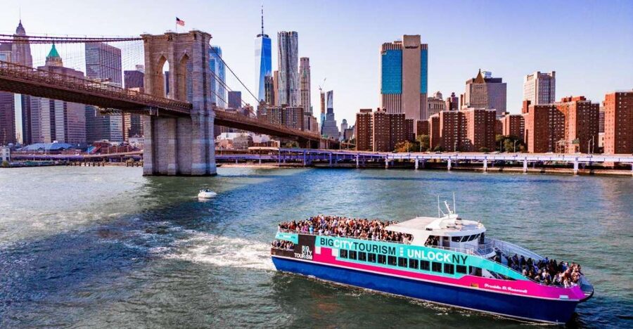 NYC: Manhattan & Statue of Liberty Cruise with Shuttle Bus - Under the Brooklyn Bridge