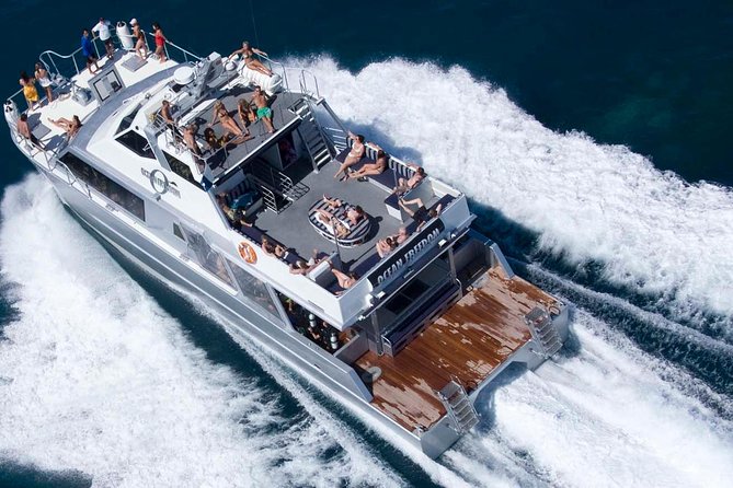Ocean Freedom Great Barrier Reef Luxury Snorkel and Dive Cruise - Upolu Cay offers a gentler reef setting