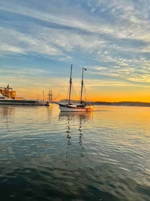 Oslo: Oslo Fjord Sightseeing Cruise by Sailing Ship - Oslo Opera House and the new Munch Museum