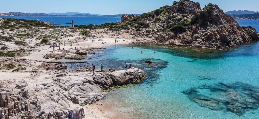 Palau: La Maddalena Archipelago and Caprera Island Boat Tour - Spargi and Cala Corsara bring the first real swim