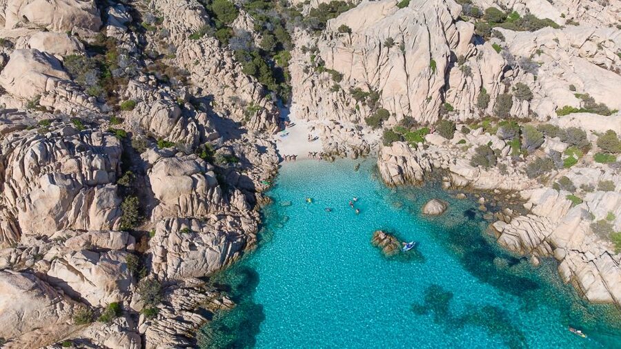 Palau: La Maddalena Archipelago and Caprera Island Boat Tour - Budelli offers a look at the Pink Beach