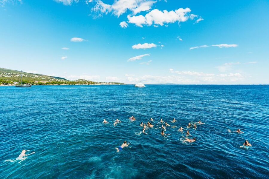 Palma de Mallorca: Daytime Cruise with Swim Stop - Palma Bay from the deck of Barca Samba
