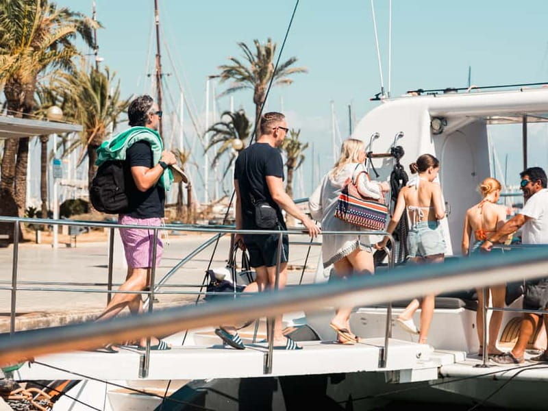 Palma de Mallorca: Half-Day Catamaran Tour with Buffet Meal - Setting sail from Palma’s Golondrinas marina