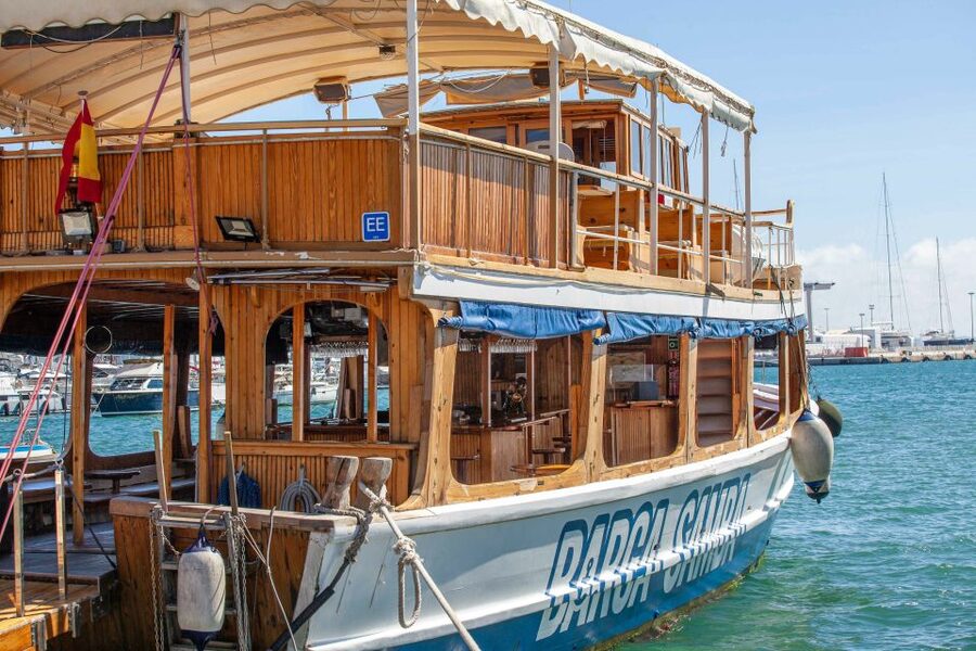 Palma de Mallorca: Palma Bay Boat Tour with Snorkeling - Palma Cathedral and the Tramuntana Mountains from the water