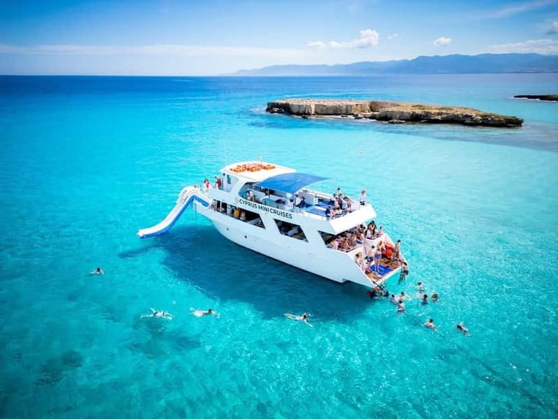 Paphos/Akamas: Blue Lagoon Bus & Boat Tour with Water Slide - A full Akamas day for $53