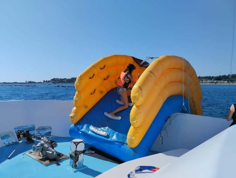 Paphos: Glass Bottom Boat Trip with Swimming or Snorkeling - Sunset sailing from Paphos Harbor