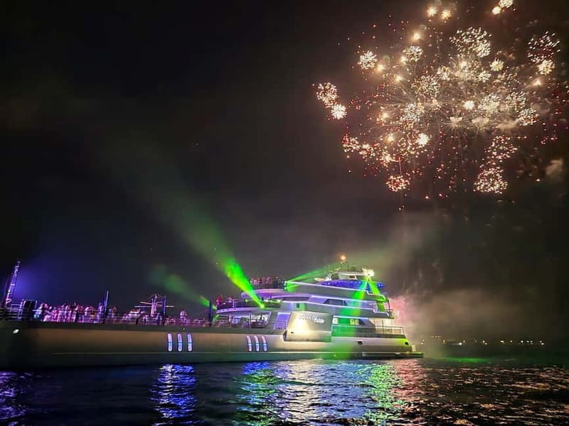 Paphos: Ocean Vision All-Inclusive Night Cruise, Dance, Show - Fireworks are the memorable finale