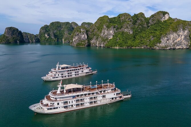 Paradise Elegance Cruise 2 days 1 night Halong Bay Tour - Lunch at Le Marin Restaurant and the first bay views