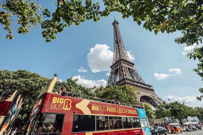 Paris Big Bus Hop-On Hop-Off Tour with Optional River Cruise - Following the Red Route from the Louvre