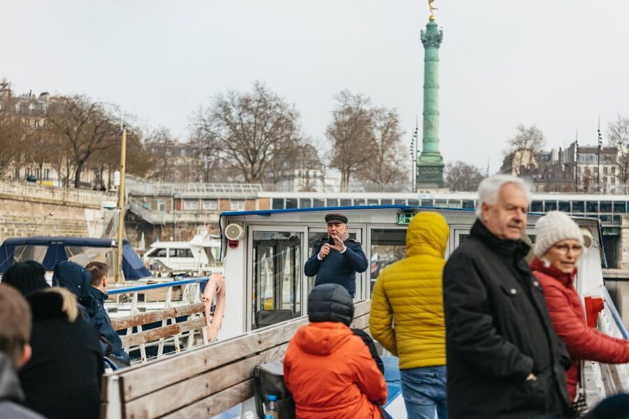 Paris: Cruise on the Saint-Martin Canal and Seine River - Canal Saint-Martin’s leafy, local side