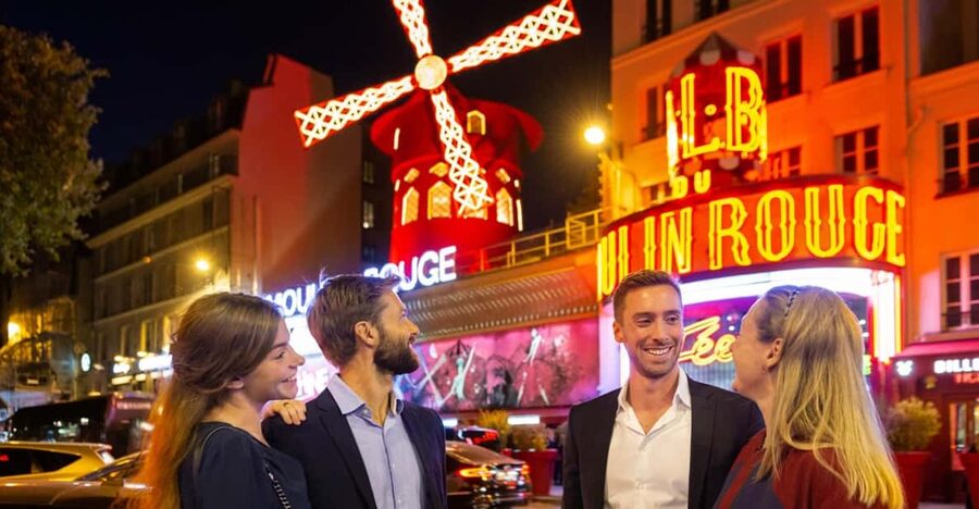 Paris: Eiffel Tower, Dinner Cruise and Moulin Rouge Show - The evening at a glance