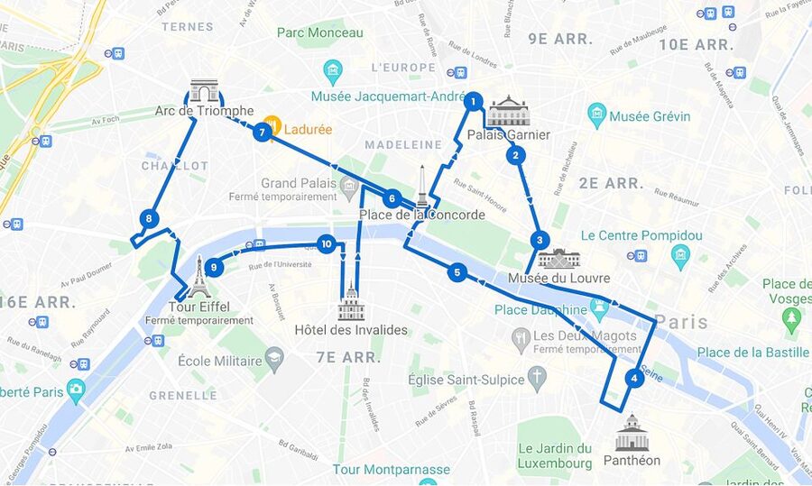 Paris: Tootbus Hop-on Hop-off (Optional River Cruise) - Stop 6: Concorde