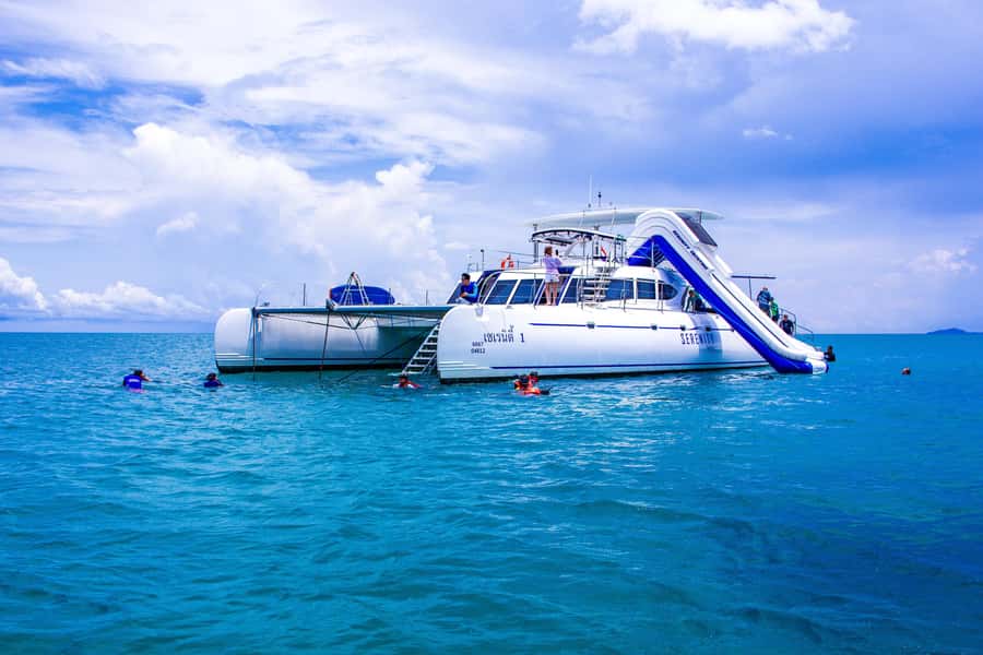 Pattaya: Exclusive 3-Island Catamaran Tour with Buffet Lunch - Monkey Island: the day’s strangest and funniest stop