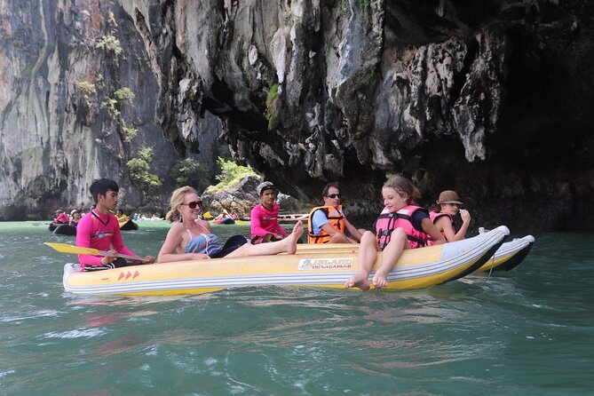 Phang Nga Bay Sea Cave Canoeing & James Bond Island by Big Boat - Panak Island and the first cave ride