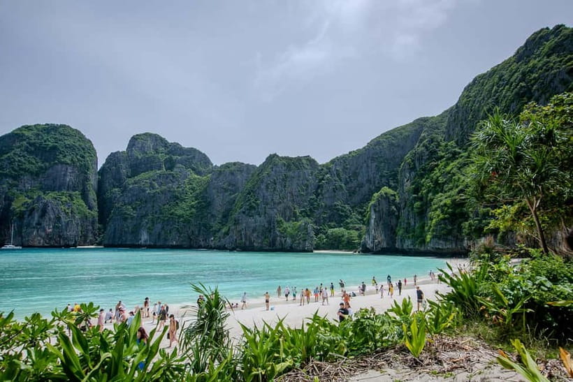 Phi Phi: 7 Island Longtail Boat Snorkeling Tour with Sunset - Bamboo Island gives you a proper beach hour