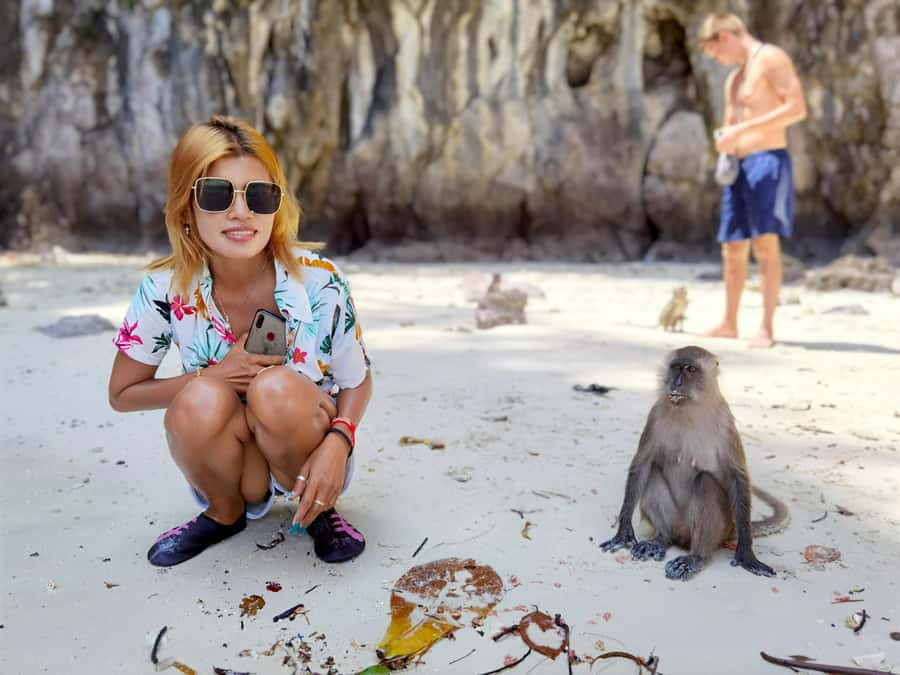 Phi Phi: Private Longtail Boat to Maya Bay with Snorkeling - Maya Bay: famous, protected, and not for swimming