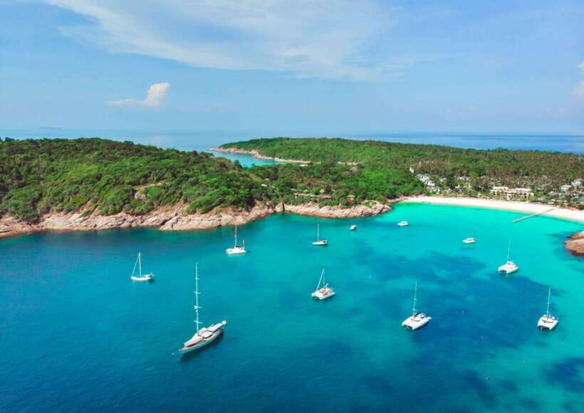 Phuket: Coral Island Catamaran Cruise with Sunset Dinner - A relaxed route from Phuket’s west coast to Coral Island