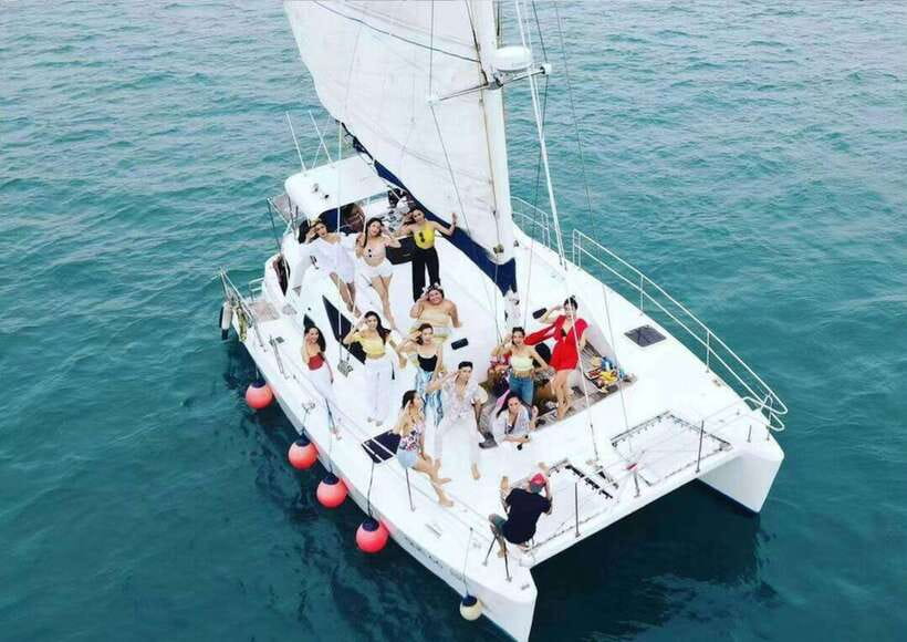 Phuket: Coral Island Catamaran Cruise with Sunset Dinner - Thai dinner on the catamaran