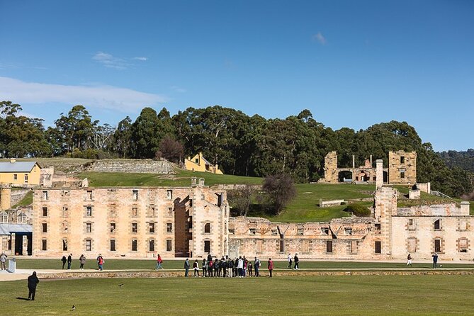 Port Arthur Full-day Guided Tour with Harbour Cruise and Tasman National Park - Starting across the Tasman Bridge
