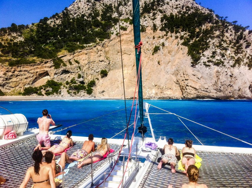 Port d'Alcudia: North Coast Catamaran Cruise with Meal - A barbecue lunch with a view