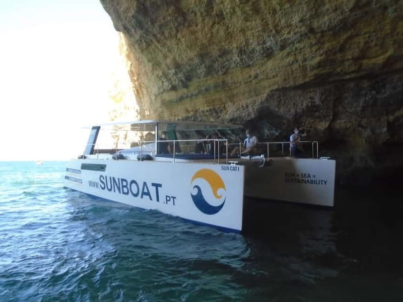 Portimão: Benagil Caves & Golden Coast Eco Catamaran Tour - What $44 gets you