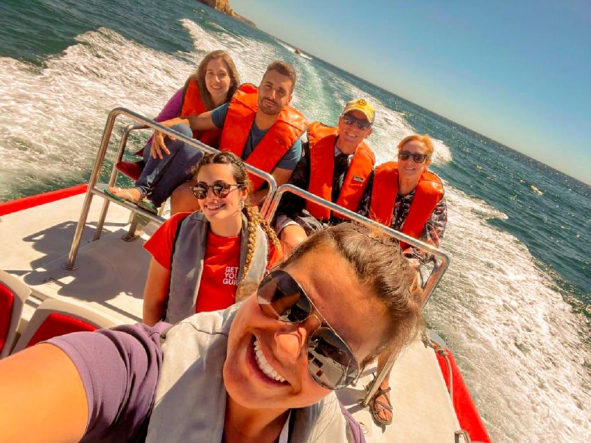 Portimão: Carvalho & Marinha Beach, Benagil Cave Boat Tour - From Portimão harbor to Ferragudo Castle