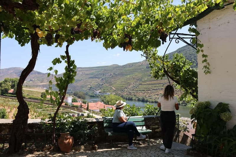 Porto: Douro Valley Wine Tour with Tastings, Lunch & Cruise - Pinhão, the river, and a different view of the valley