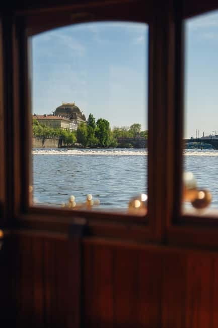 Prague: Canal Cruise Around Charles Bridge - The National Theatre and Prague’s riverfront