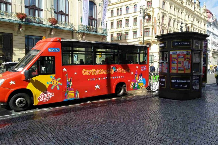 Prague: City Sightseeing HOHO Bus Tour & Optional Boat Tour - Blue Line stops: Prague’s main sights in one loop