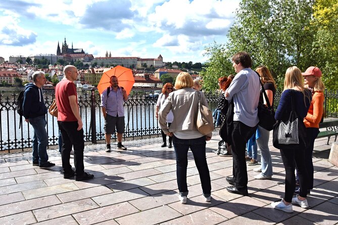 Prague Guided Walking Tour and Cruise with Authentic Czech Lunch - Crossing Charles Bridge into Lesser Town