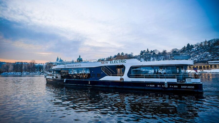 Prague: Vltava River Sightseeing Cruise - Prague’s skyline from the Vltava