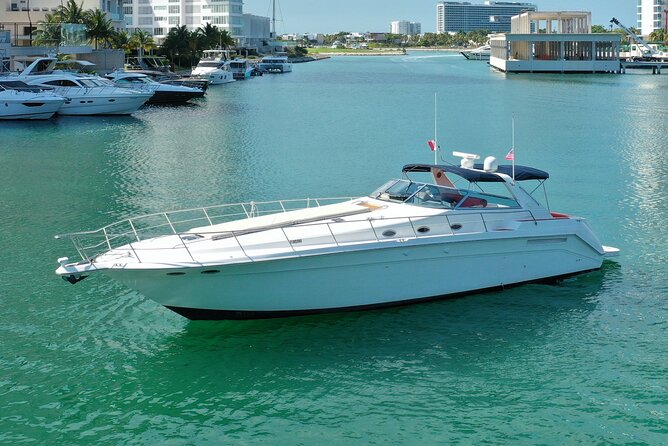 Private Luxury Yacht 55FT Rental in Cancun - Playa Norte, Punta Sur, and the limits of an island visit