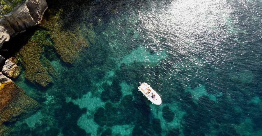 Procida: Boat Tour with Swimming Stops and Underwater Photos - Seeing Procida from Marina Grande