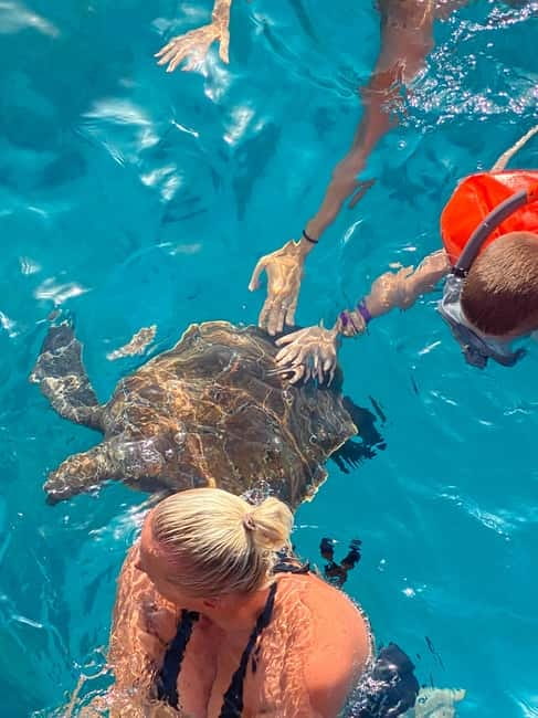 Protaras: Blue Lagoon and Turtles Pirate Cruise - Saint Nicolas Church from the water