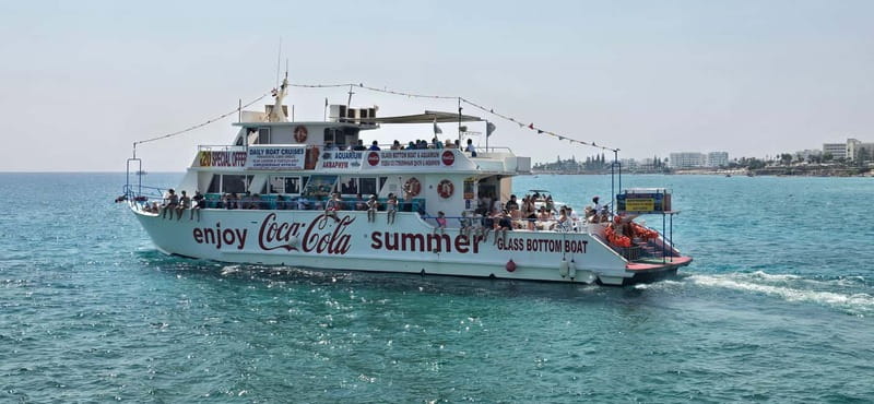 Protaras: Famagusta, Blue Lagoon and Turtle Cove Boat Trip - The Blue Lagoon swim stop
