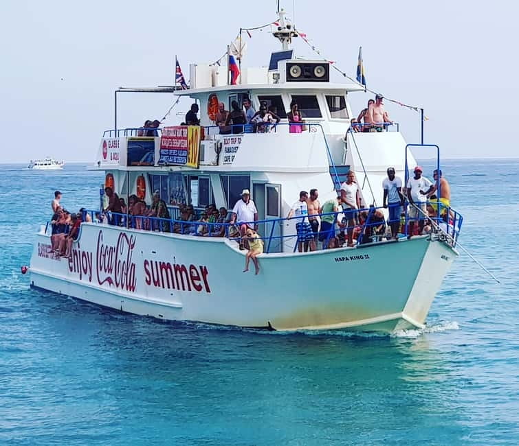 Protaras: Famagusta, Blue Lagoon and Turtle Cove Boat Trip - From Protaras and Paralimni Marina toward Famagusta