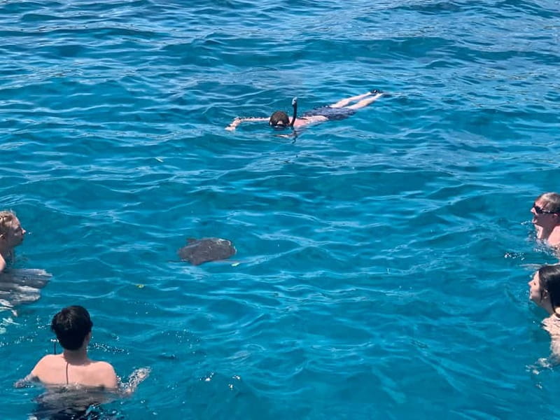 Protaras: Luxury Yacht Cruise with slide, BBQ Lunch & Drink - Leaving Protaras for the Famagusta coast